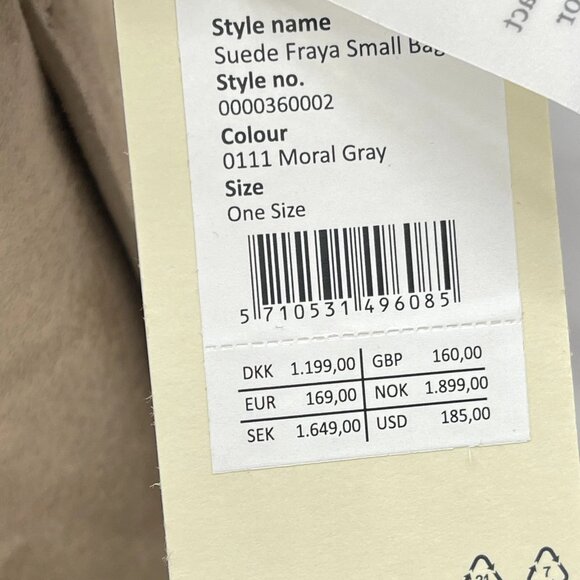 Beck Söndergaard Women’s Fraya Suede Small Tote Crossbody Bag - Picture 10 of 13